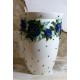 Rankų darbo porcelianinė vaza 
